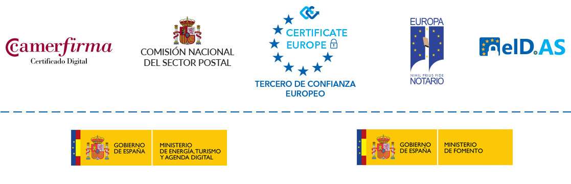 Avisos Certificados Tercero de Confianza