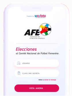 eVoto Móvil weVote Avisos Certificados