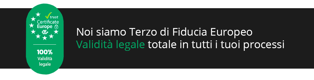 cartello terzo di fiducia europeo full certificate